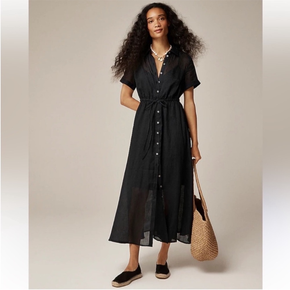 J Crew Dress 2 Cerise Black